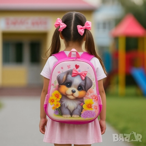 Детски ранички с цветни герои – стил и удобство за училище и игри, снимка 3 - Раници - 51970779