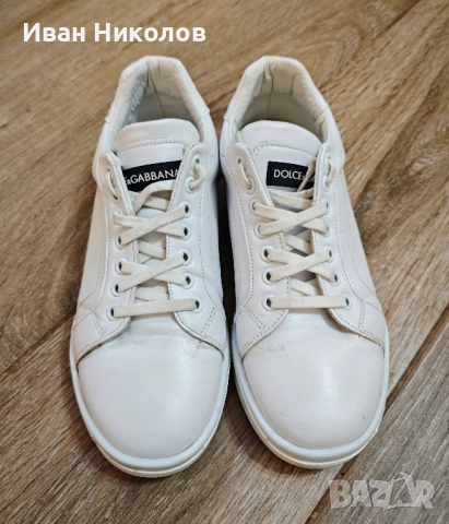 Dolce & Gabbana бели кецове, 26,5см стелка, снимка 9 - Маратонки - 52110530
