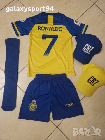 CR7 RONALDO AL Nassr + Калци + Шапка 2023г Нов Детско Син, снимка 5 - Футбол - 39956298