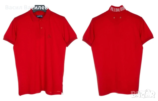Тениска с яка Vilebrequin (намалено), снимка 5 - Тениски - 50960076