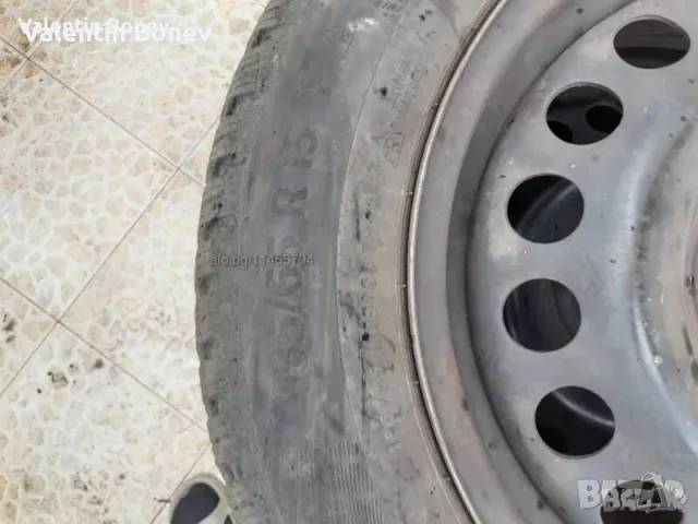 Зимни гуми с джанти 185/65R15, снимка 7 - Гуми и джанти - 56339704