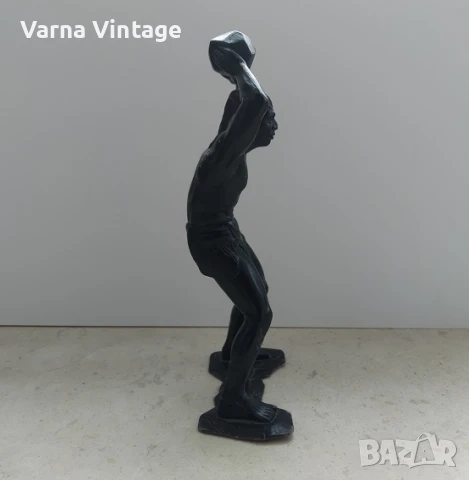 Войници. Неандерталец с с камък. мащаб 150 мм (ДЗИ) СССР., снимка 6 - Колекции - 51416527