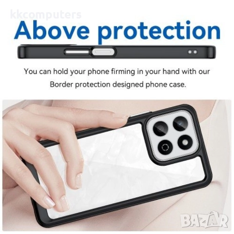 Honor 200 Smart 5G Силиконов Калъф Transparent TPU и Протектор, снимка 5 - Калъфи, кейсове - 52671589