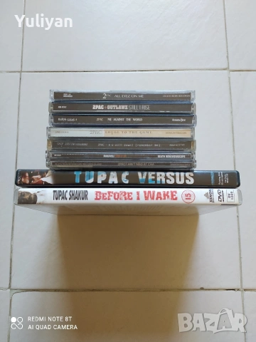 2Pac Лот Оригинални дискове/максита/ДВДта, снимка 3 - CD дискове - 53384582