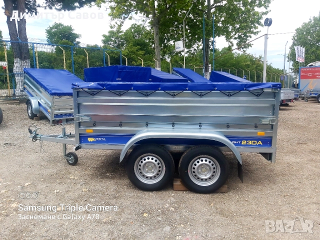 Туристическо ремарке VESTA LIGHT 23DA с допълнителни канати и плосък брезент, снимка 3 - Ремаркета - 52100629