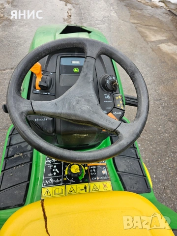 ТРАКТОРНА КОСАЧКА JOHN DEERE/KAWASAKI 18.K.C. X300R. ПЕРФЕКТНА , снимка 12 - Градинска техника - 53223272