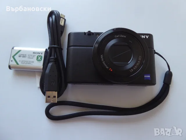 Цифров фотоапарат Sony RX100 20.2 MP , снимка 7 - Фотоапарати - 55727734