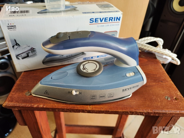 НОВА! Немска туристическа ютия Severin BA 3234 В перфектно техническо и визуално състояние., снимка 8 - Ютии - 52006827