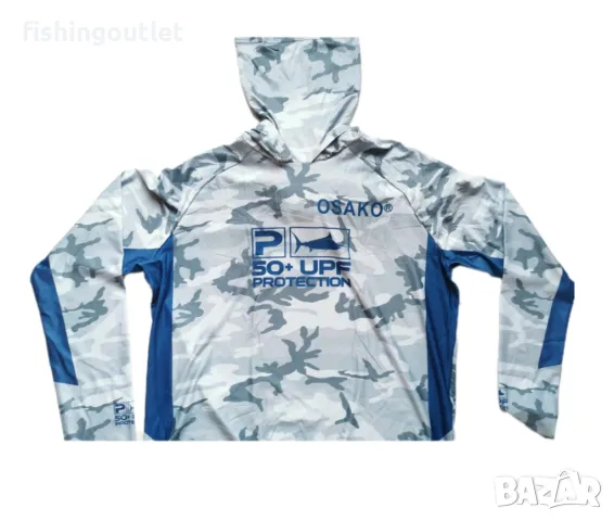 Слънцезащитна блуза за риболов( суитшърт) Osako Armor 50UPF+, снимка 2 - Екипировка - 49305398