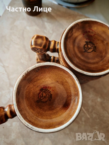 Редки Руски Соц СССР Порцеланови Халби Нови 1970те г, снимка 4 - Антикварни и старинни предмети - 53635357