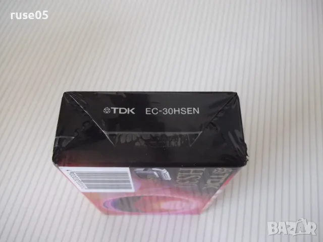 Видеокасета "TDK - HS30 - EC-30HSEN" нова, снимка 4 - Чанти, стативи, аксесоари - 49701412