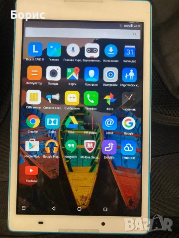 Lenovo Tab3 8, отличен, снимка 2 - Таблети - 53295982