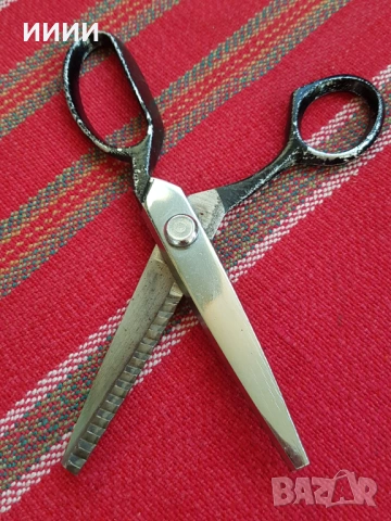 Ножица Зиг заг , снимка 3 - Антикварни и старинни предмети - 53839547