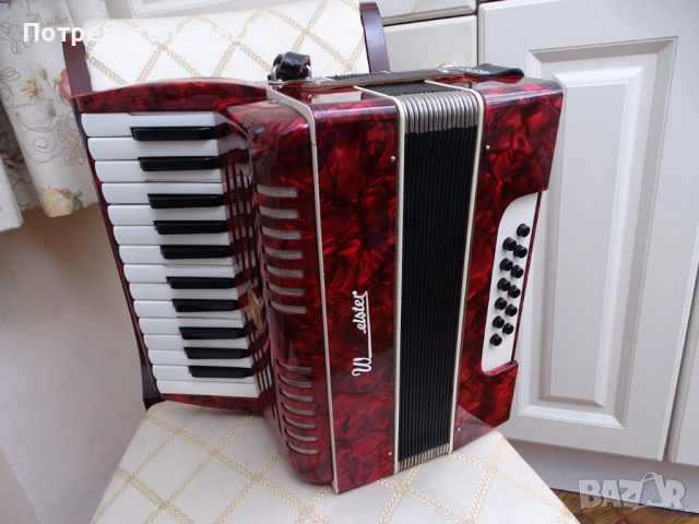 Акордеон Велтмайстер 12 баса, снимка 5 - Акордеони - 52047478