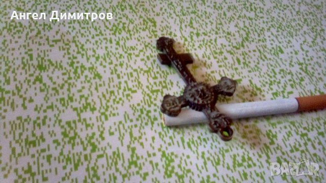 Стар бронзов православен кръст, снимка 5 - Антикварни и старинни предмети - 35781392