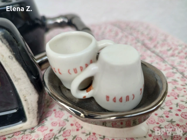 Чайник ретро машина за еспресо за колекционери, снимка 13 - Декорация за дома - 53704237