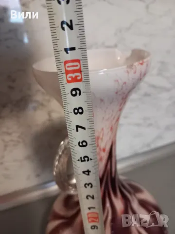 Ваза/кана от Мурано стъкло , снимка 4 - Антикварни и старинни предмети - 48615932