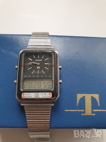 Цифров и аналогов часовник TISSOT TS-X2 (F-1) 1980 година, снимка 4 - Антикварни и старинни предмети - 40718525