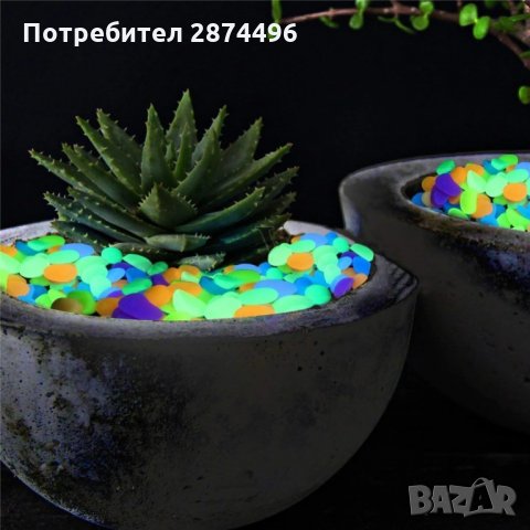 3146 Светещи декоративни градински камъни 100бр, снимка 16 - Градински мебели, декорация  - 35713682