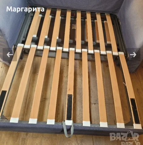 Мек разтегателен диван НКЕА, снимка 3 - Дивани и мека мебел - 56004825