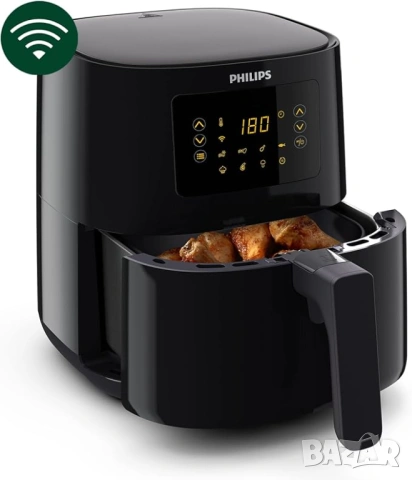 Еар Фрайер Airfryer 13-in-1 Philips 4.1L, 13 програми, Wi-Fi Rapid Air, снимка 3 - Фритюрници - 53307146
