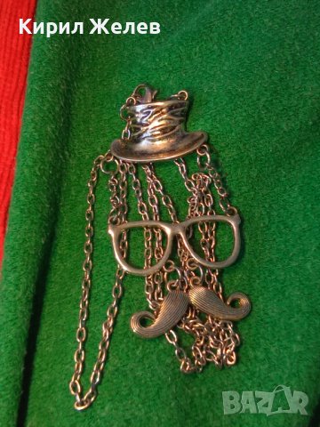 ПОСРЕБРЕН ФИГУРАЛЕН АРТ МЕДАЛЬОН 63891, снимка 2 - Колиета, медальони, синджири - 35228628