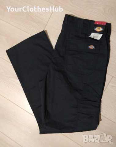 НОВИ Dickies Everyday Trousers UK 33R, DE 48 size Мъжки черни панталони, снимка 5 - Панталони - 52928416
