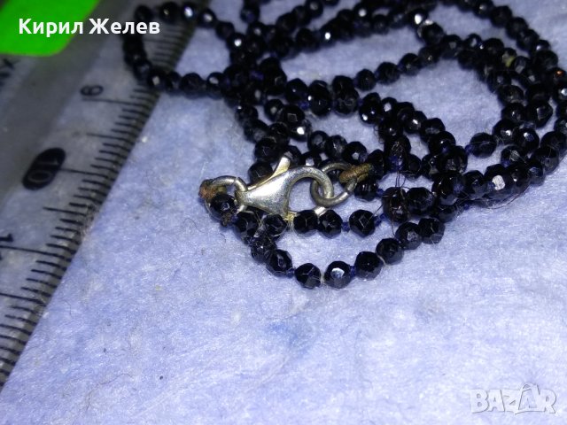 ПРЕКРАСНО СКЪПОЦЕННО АР ДЕКО СТИЛ КОЛИЕ - ФАСЕТИРАНИ ИСКРЯЩИ МАРКАЗИТИ и СРЕБРО 925 ЗАКОПЧАЛКА 21636, снимка 14 - Колиета, медальони, синджири - 40574796