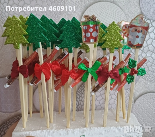 коледни късметчета, снимка 2 - Декорация за дома - 52230396