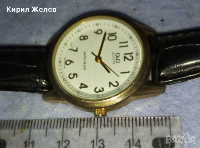 Q&Q QUARTZ МАРКОВ ЯПОНСКИ ДАМСКИ ЧАСОВНИК Кю и Кю с КОЖЕНА КАИШКА 15171