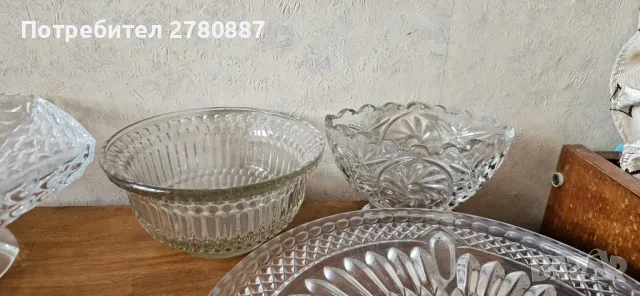 кристални стъклени купи,чинии, подноси фруктиери, бонбониери, снимка 4 - Други - 50107246