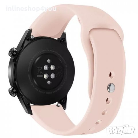 Силиконова Каишка за Huawei Watch GT3 GT2 42мм Samsung Watch 4 Active, снимка 9 - Смарт гривни - 35926086