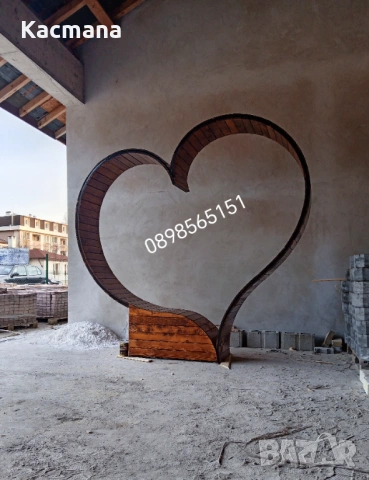 #Пейка сърце, #сърце, #пейка, снимка 9 - Градински мебели, декорация  - 51915628