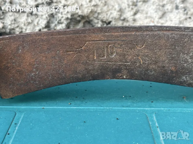 стар кован нож 19 век, снимка 5 - Ножове - 55903438