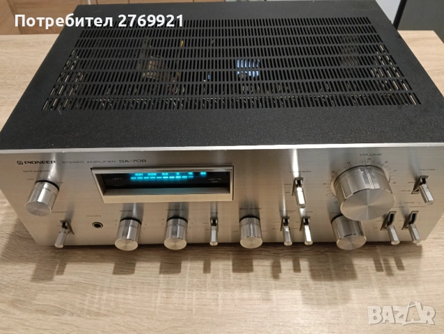 Усилвател Pioneer SA 708, снимка 5 - Ресийвъри, усилватели, смесителни пултове - 53477534