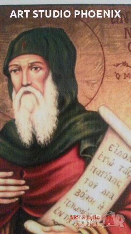 Икона на Свети Антоний icona Sveti Antonii, снимка 2 - Картини - 12949963