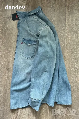 Дънкова риза Levi’s, снимка 15 - Ризи - 55600862