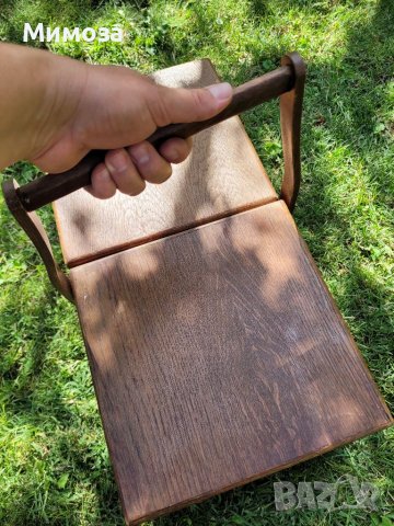 Дървена кутия за шивашки принадлежности, снимка 8 - Антикварни и старинни предмети - 41710301