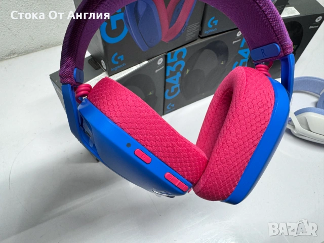 Слушалки Logitech G435 , снимка 7 - Слушалки за компютър - 53824304