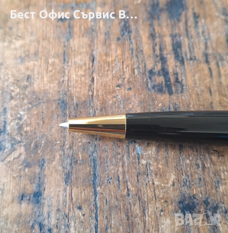 химикалка Сапи Sapi малка елегантна позлатена и черна Италия в кутия, снимка 7 - Ученически пособия, канцеларски материали - 52472225