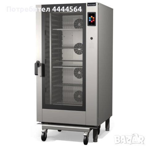 Професионален сладкарски конвектомат – електрически, 16 нива, 60x40 см