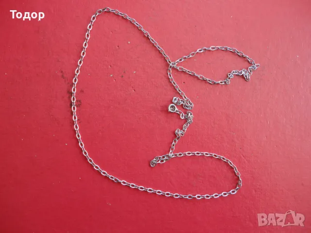 Невероятна сребърна верижка колие 10, снимка 5 - Колиета, медальони, синджири - 47464373