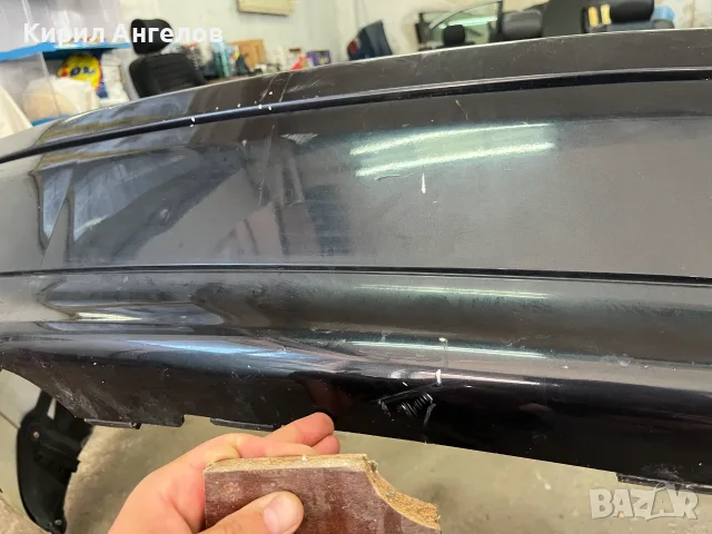 Задна броня за Mercedes C-class W203 Седан (боя 189), снимка 8 - Части - 56142350
