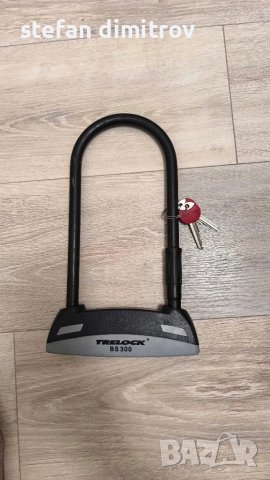 Trelock BS 300 - U-образна ключалка - Черна, снимка 2 - Аксесоари за велосипеди - 51167809