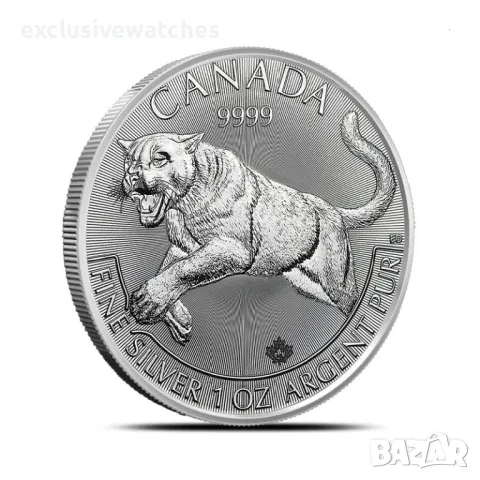 1 тройунция Сребърна Монета Пума 2016 г. -­ Серия Хищници, снимка 2 - Нумизматика и бонистика - 49840792