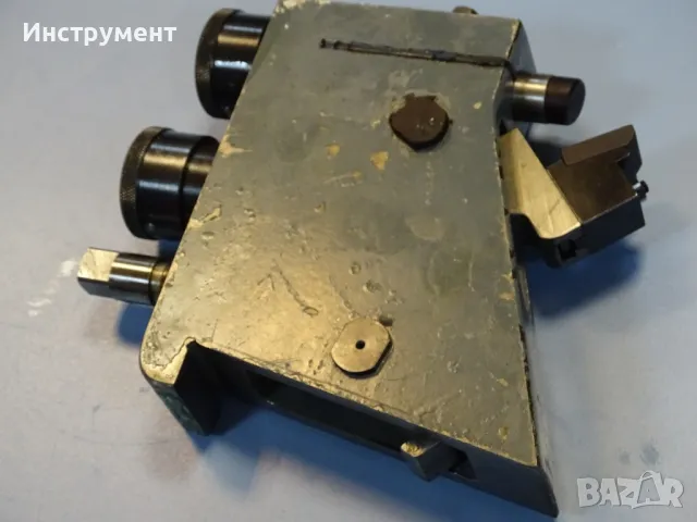 Две-точков люнет за кръгъл шлайф USSR, снимка 7 - Резервни части за машини - 49138073