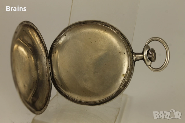 LIP Chronometre Сребърен Швейцарски Джобен Часовник, снимка 8 - Антикварни и старинни предмети - 52537932