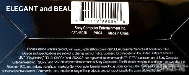 Джойстик SONY за PS3 PlayStation 3 безжичен ( нова стока ), снимка 5 - Игри за PlayStation - 53634776