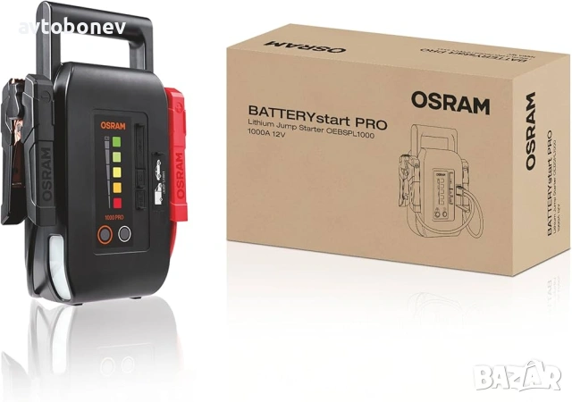 Устройство за бързо стартиране(booster/jump starter)OSRAM BATTERYstart PRO 1000(OEBSPL1000), снимка 1 - Аксесоари и консумативи - 53629155