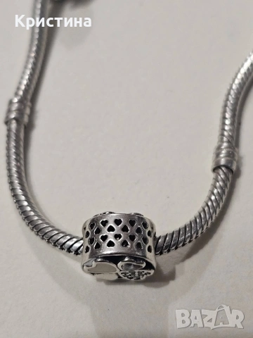 Сребърни талисмани тип Пандора, снимка 5 - Гривни - 53844846